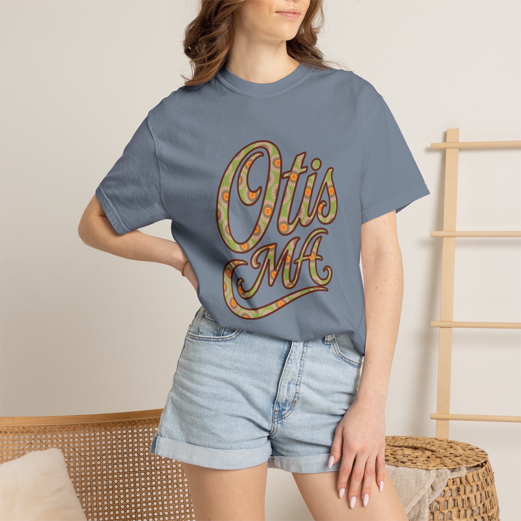 Otis MA Vintage Floral Script Tee